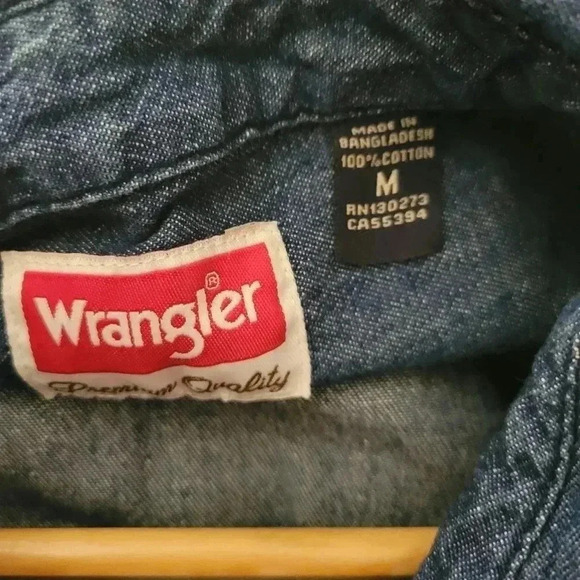 Wrangler Shirt M - Picture 4 of 4
